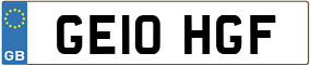 Truck License Plate